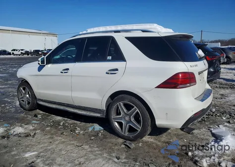 2016 Mercedes-Benz Gle 350 4Matic из США, поврежденный, VIN 4JGDA5HB0GA734235